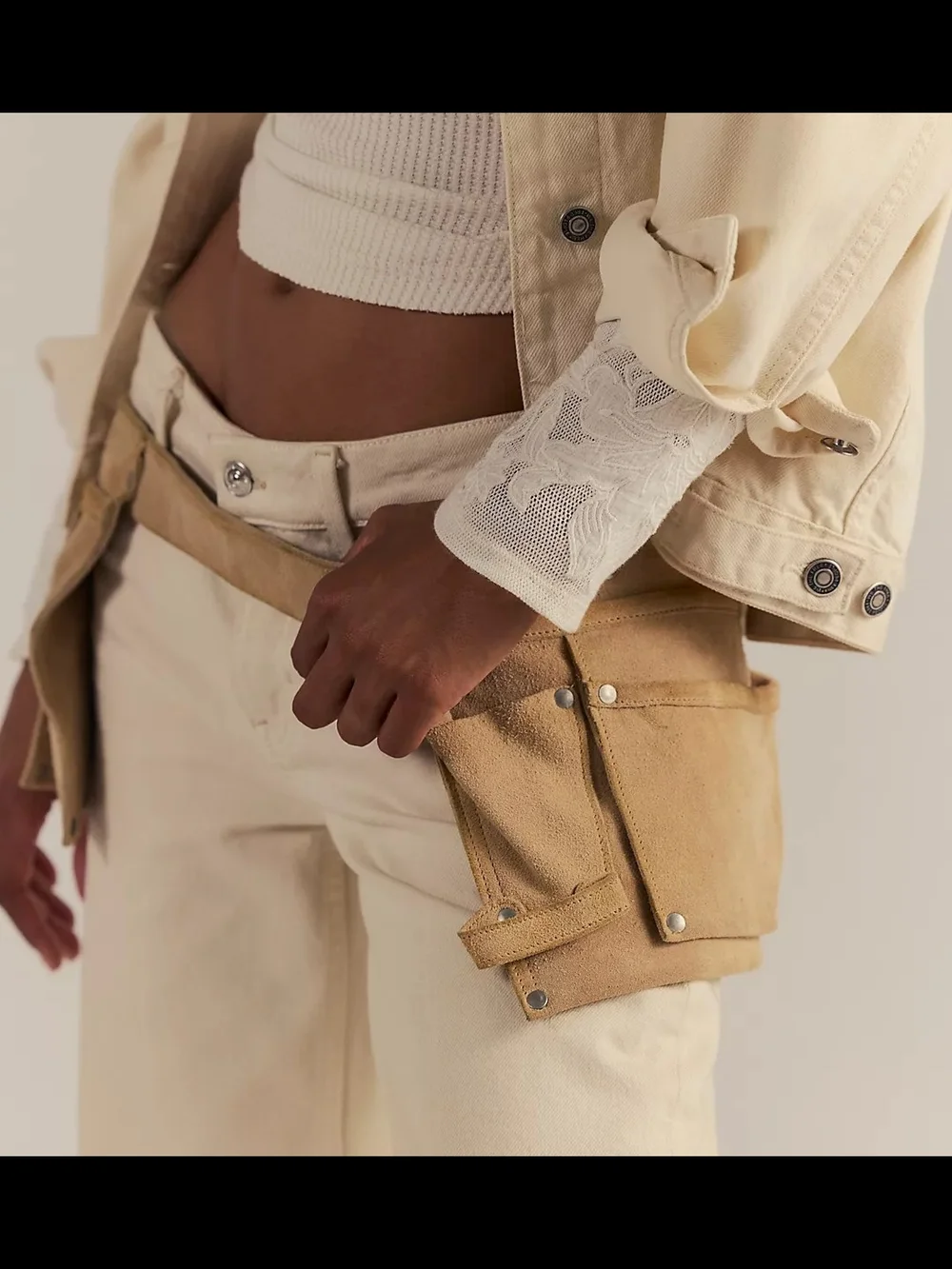 Free People Crew Cargo Pocket Belt